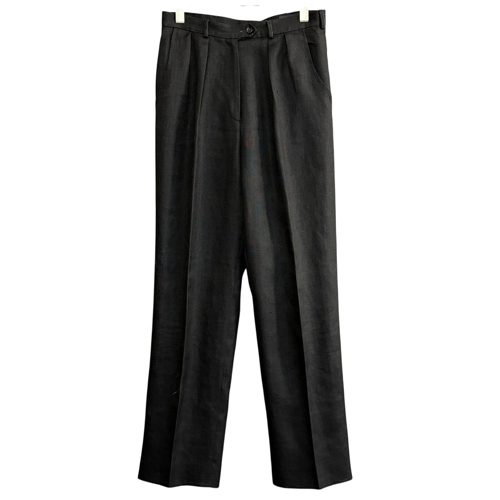 Vintage Giorgio Sant‎ 'Angelo Women 25x31 Linen Blend Tailored Trousers Classic